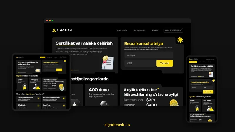 Web sayt va internet do'kon yaratish | Landing, biznes sayt — фото 5