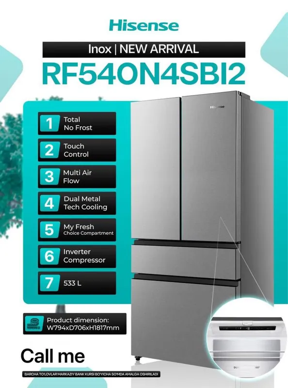 Холодильники HISENSE Nofrost/Defrost Рассрочка есть оптом — фото 2