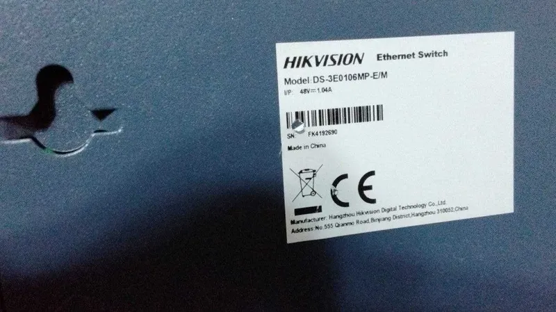 Коммутатор Hikvision DS-3E0106MP-E/M 2 Коммутатор Hikvision DS-3E0106MP-E/M 2