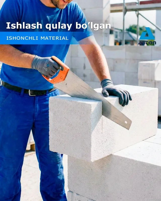 Gazoblok Arton Germaniya texnalogiyasida ishlab chiqariladi — фото 4