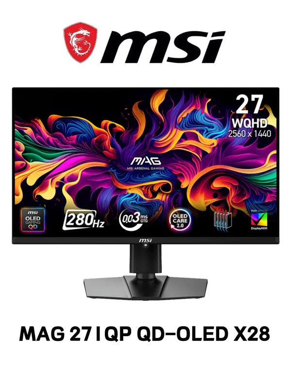 MSI 26.5" Mag 271QP QD-OLED X28 280hz