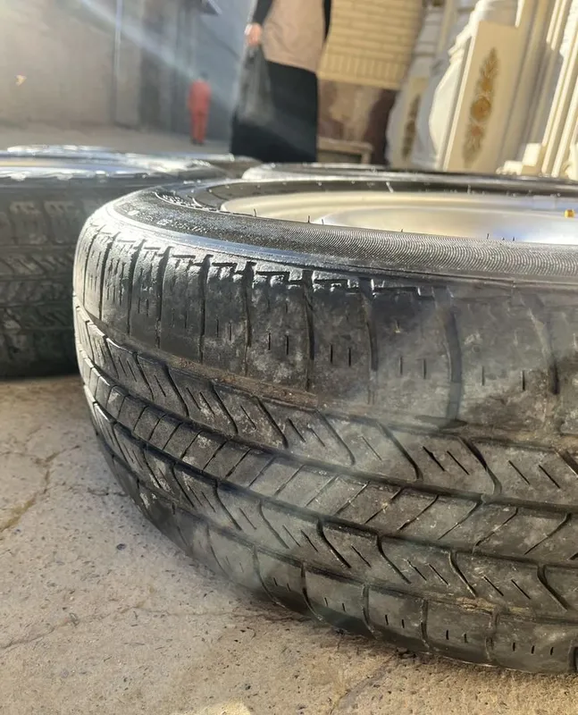 Шпантовка дисков и шин R15 5