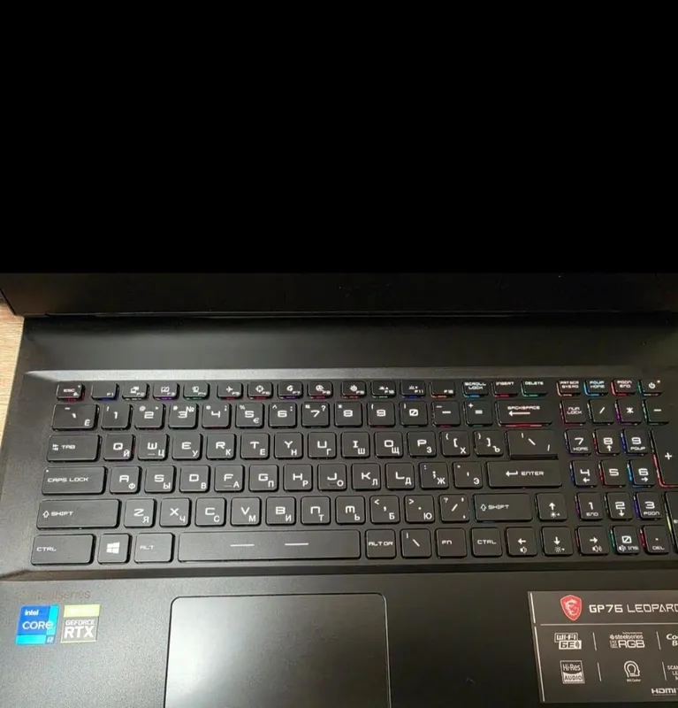 Игровой ноутбук MSI GP 76 Leopard 17.3 RTX 3070 8gb — фото 1