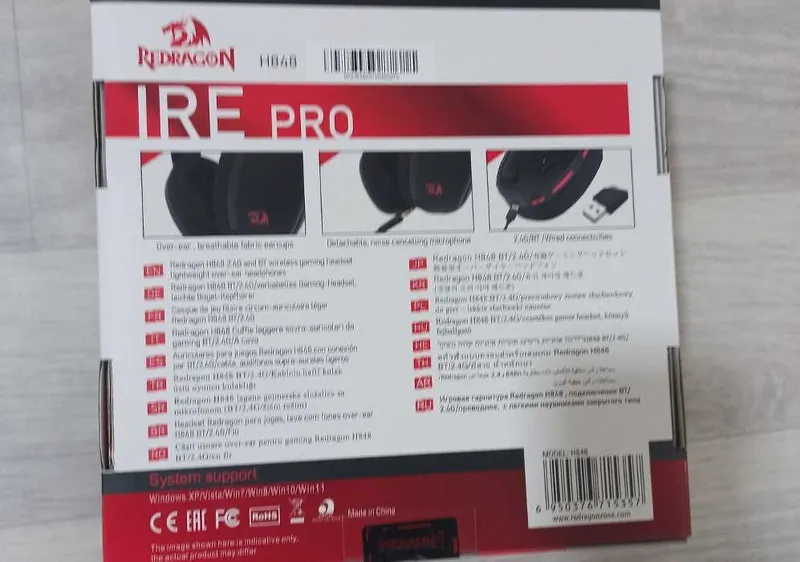 Redragon H848 Ire Pro беспроводная игровая гарнитура 3в1 — фото 1
