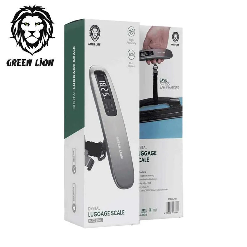Green Lion Digital Luggage Scale 50kg Дорожные ручные весы для багажа — фото 6