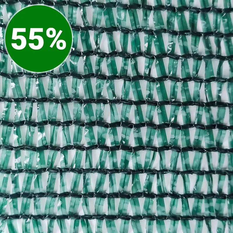 Сетка фасованная затеняющая 55% в комплекте пластиковый крепеж 1