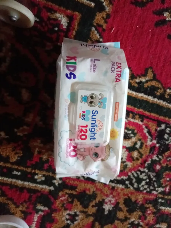 bolalar uchun Nam salfetka
