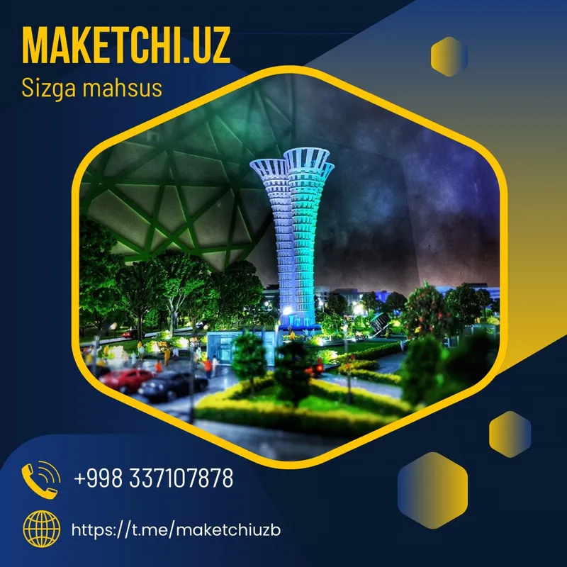 MakeT Dekorativ model Smart Макет 3D proektlash 1