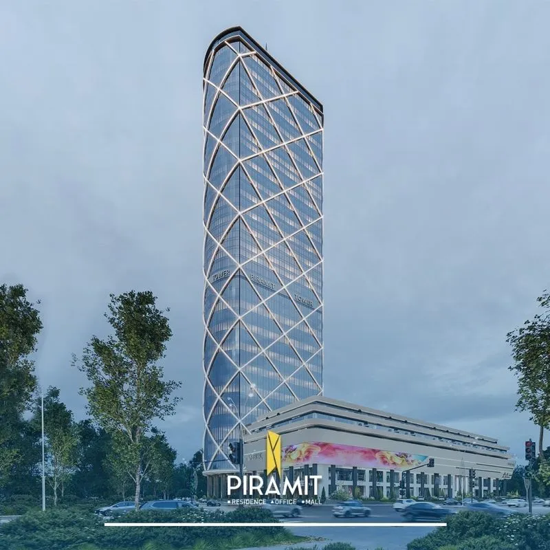 “Piramit Tower” Аренда офис 38 м2 11 этаж с ремонтом — фото 1