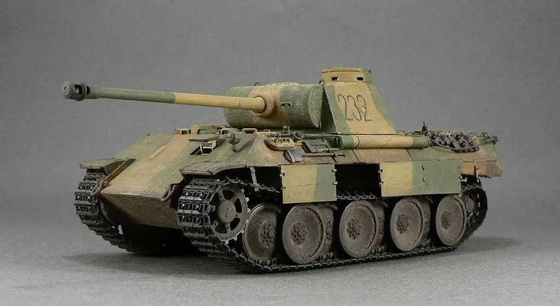 Сборная модель немецкого среднего танка Pz.kpfw. V Panther Ausf.A — фото 2
