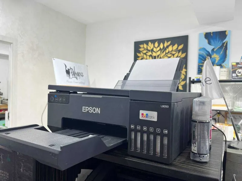 Продается принтер Epson L8050 ecotank - БУ — фото 2
