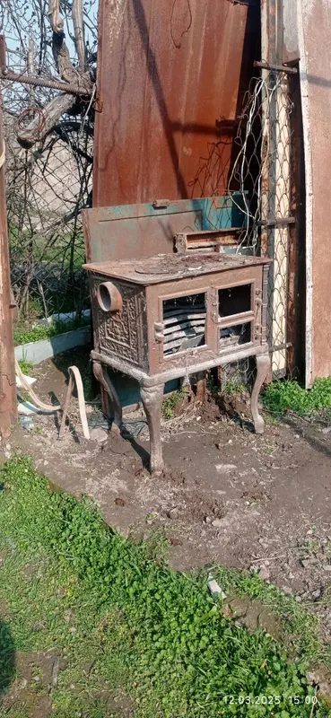 продается печка чугунная антиквар — фото 1