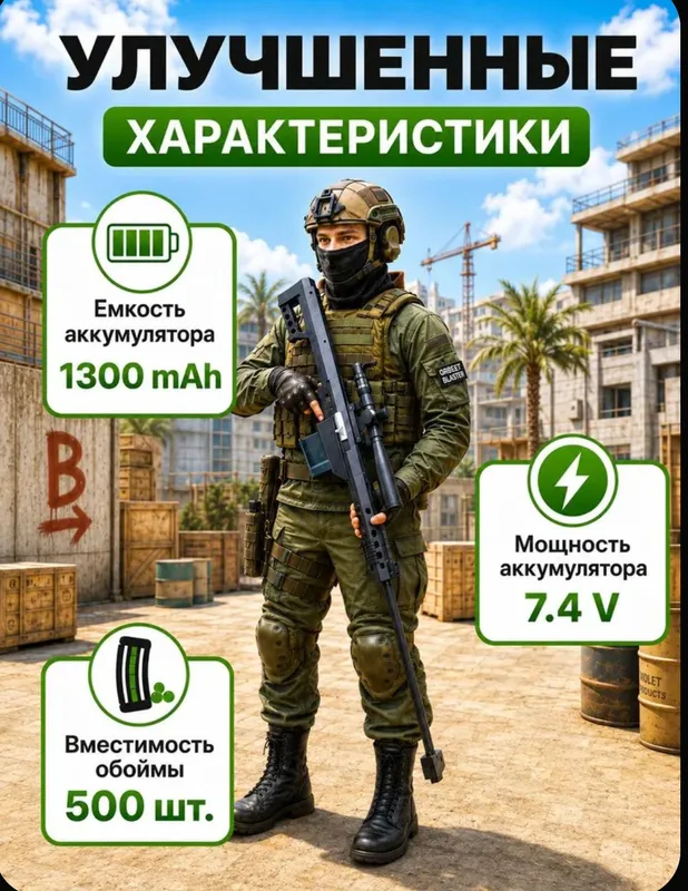 Игрушечное оружие AMR из игры PUBG Mobile 4 Игрушечное оружие AMR из игры PUBG Mobile 4