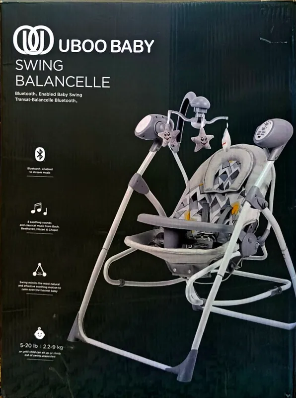 Электрокачеля-шезлонг Uboo Baby Swing Balancelle.
