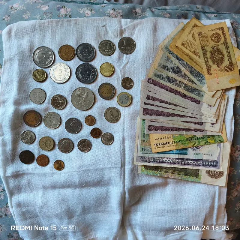antikvar tanga qogʻoz pullar bor sotiladi