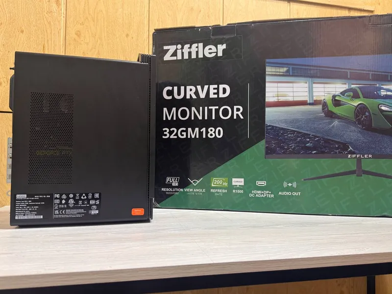Игровой ПК Lenovo Gaming + монитор Ziffler 32" CURVED — фото 2