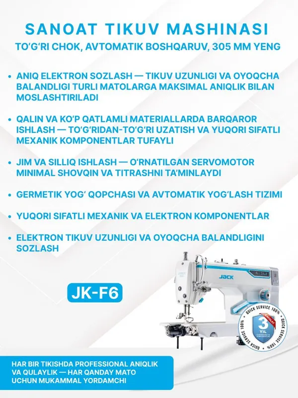 Jack f6 yengi karobkada bóladi 3 yil kafolat va sevice xizmati