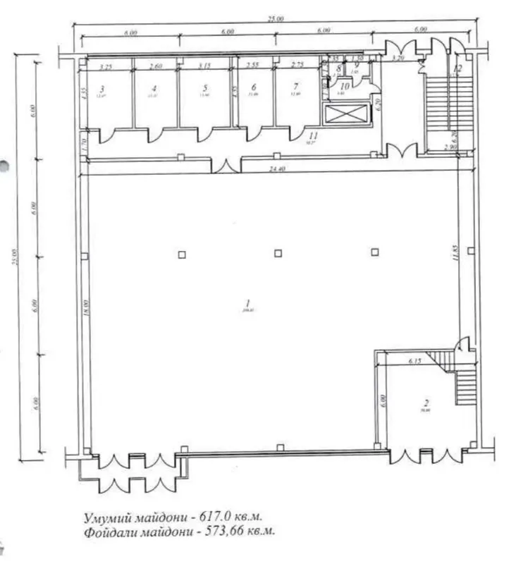 Shayhontohur Xadra 500 m2 har qanday besnes uchun arendaga beriladi 2