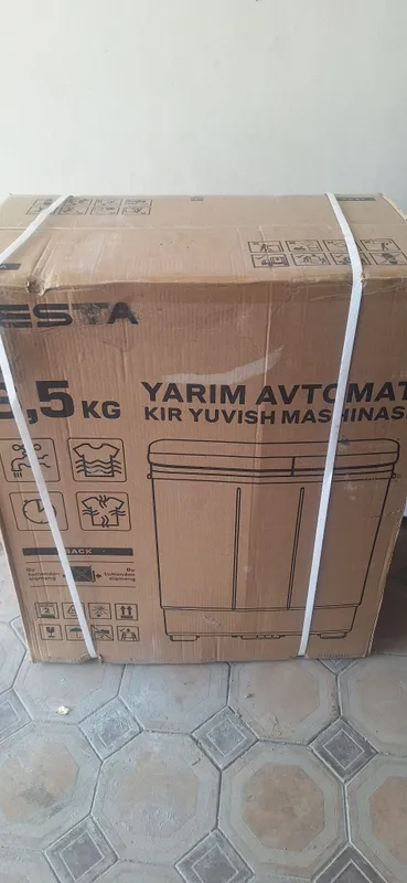 Yangi poluavtomat kir mashina sotiladi