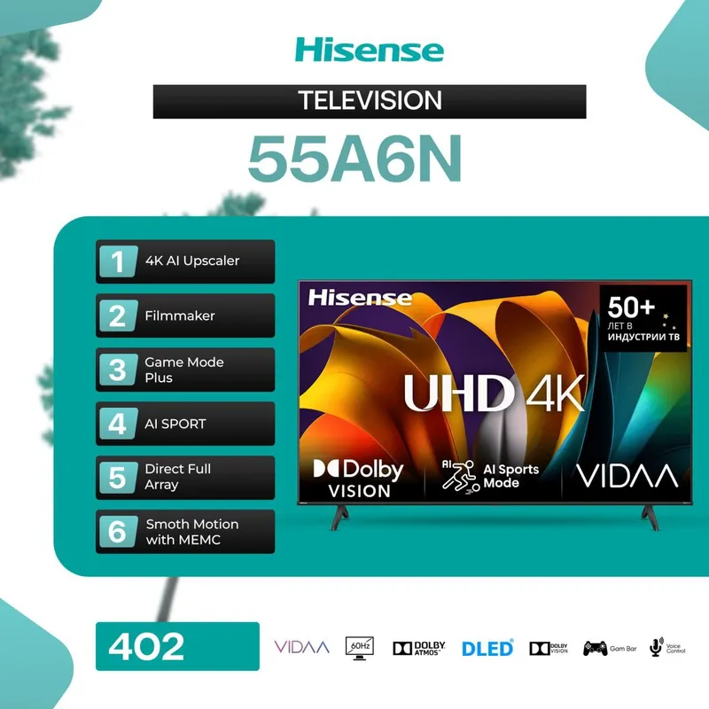 Телевизор Hisense в широком ассортименте. — фото 5