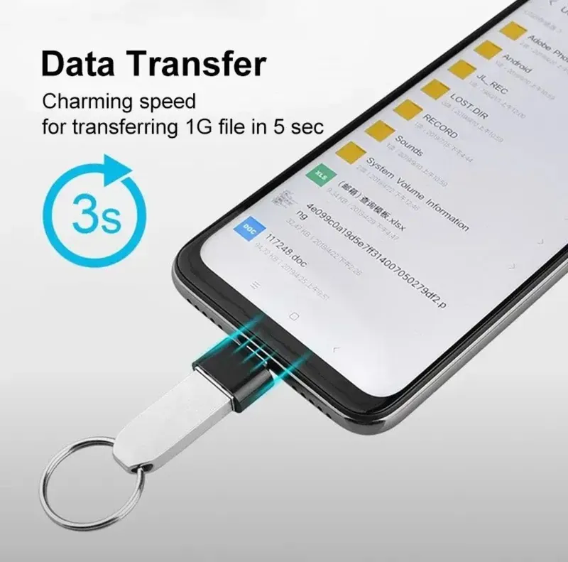 Ma'lumotlar Uzatish uchun USB-C dan OTG adapteri, USB-C dan USB 2.0 — фото 2