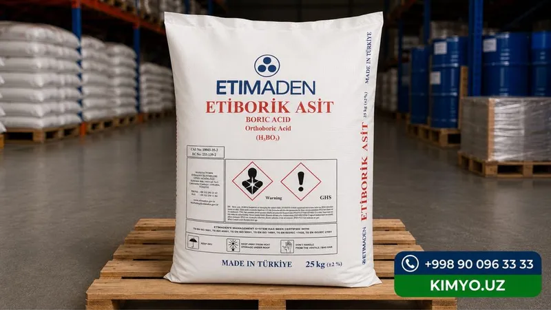 Борная кислота. Boric Acid. Orthoboric Acid. H₃BO₃