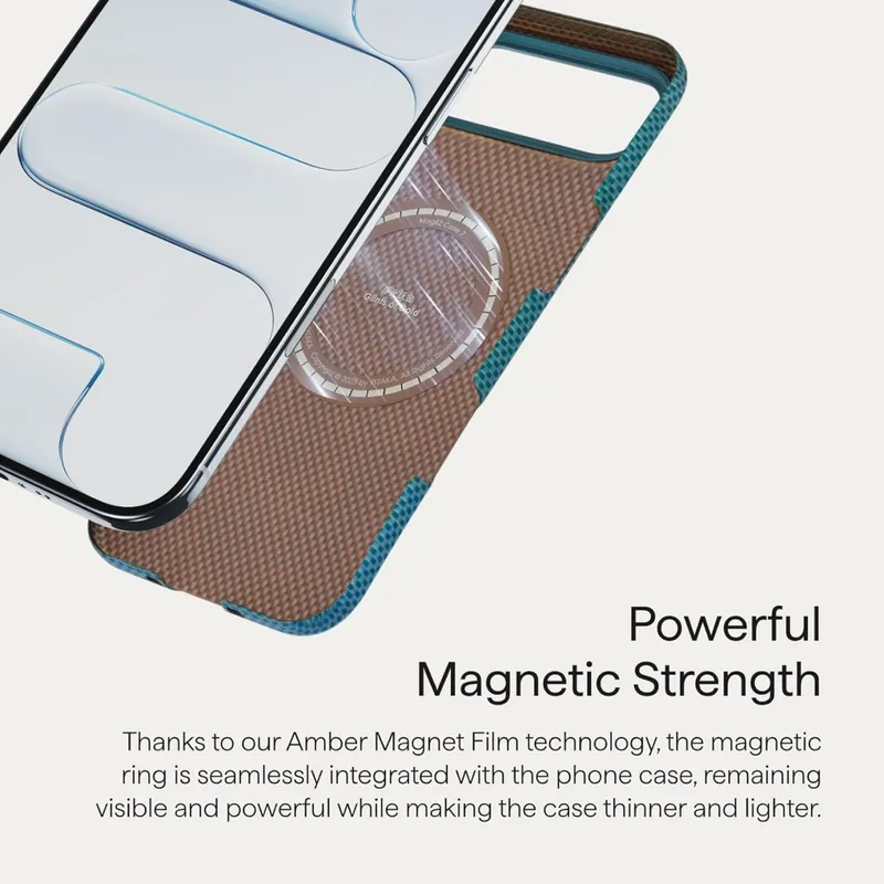 Pitaka Ultra-Slim Case для iPhone 17 Lucid Blue 5