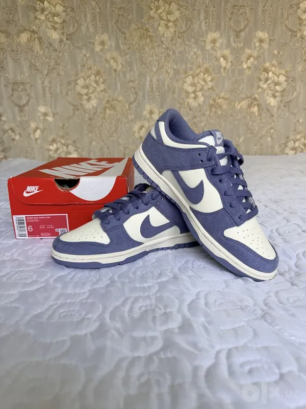 Nike Dunk Low Синие Замша Оригинал 36.5 1 Nike Dunk Low Синие Замша Оригинал 36.5 1