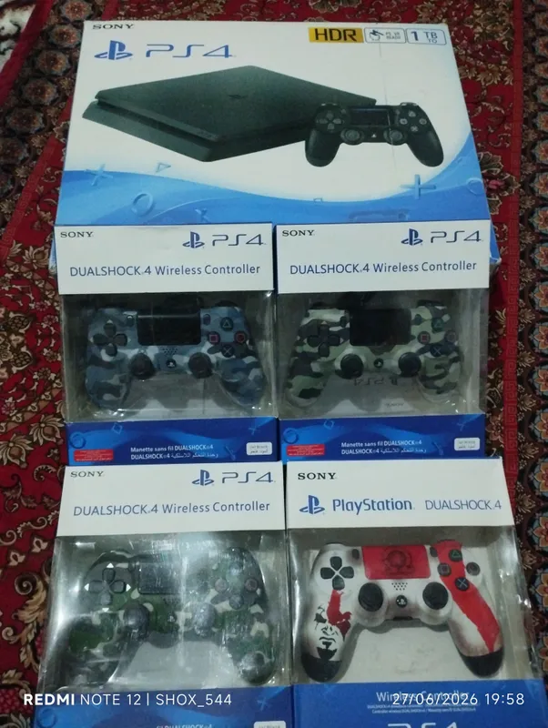 ps4 1tirabyt yangi ochilmagan 4ta pulti blan