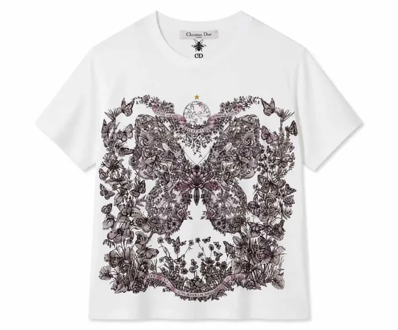 Новые женские футболки Christian Dior от S до XL Бесплатная доставка — фото 3