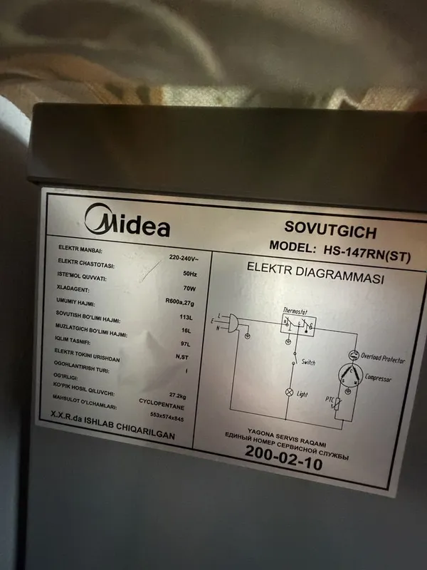 Muzlatgichimni ideal holatda sotaman 3 Muzlatgichimni ideal holatda sotaman 3