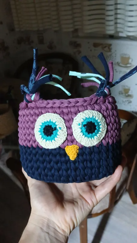 Корзиночка совушка, карандашница Корзиночка совушка, карандашница