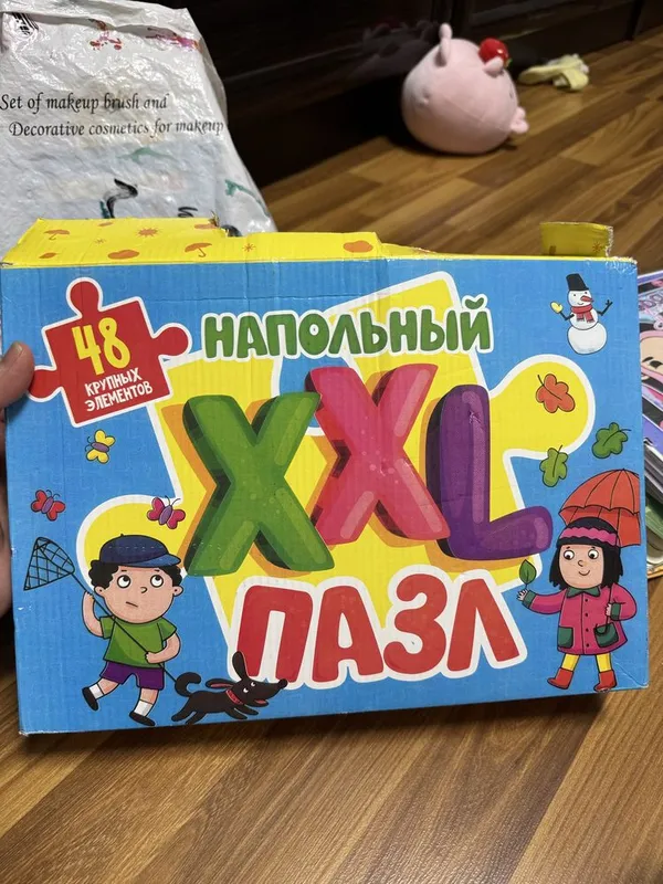 Пазлы свинка пеппа, пазл XXL, мини пазлы, новогодние 2