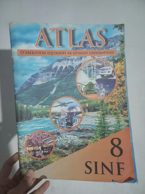 Atlas, geografiya 8 sinf 1