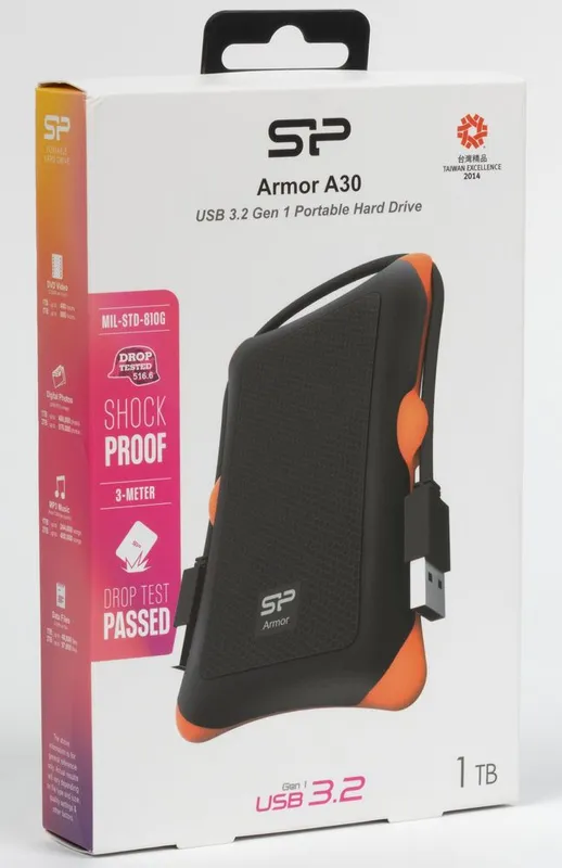 SP Silicon Power HDD USB 3.2 Gen 1 внешний жёсткий диск. — фото 1