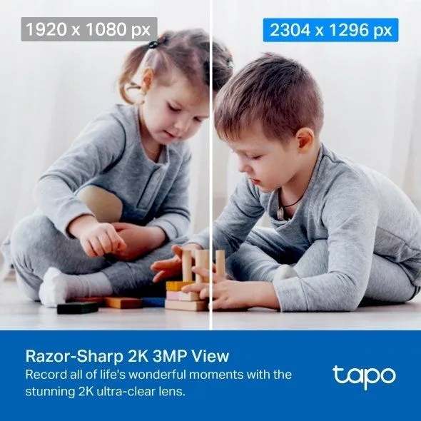 TP-Link Tapo C210 Домашняя поворотная Wi-Fi камера, 3 Мп. 3 TP-Link Tapo C210 Домашняя поворотная Wi-Fi камера, 3 Мп. 3