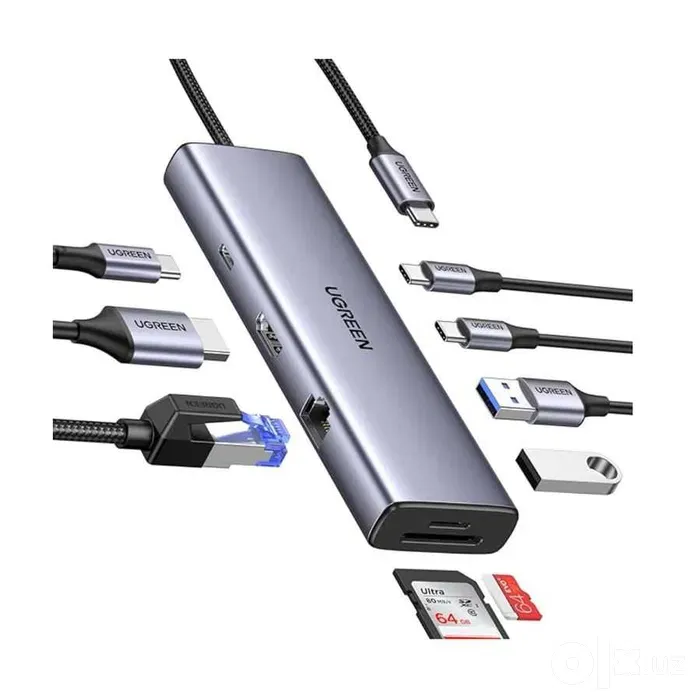 Hub Ugreen CM498 9-in-1 USB-C 1 Hub Ugreen CM498 9-in-1 USB-C 1