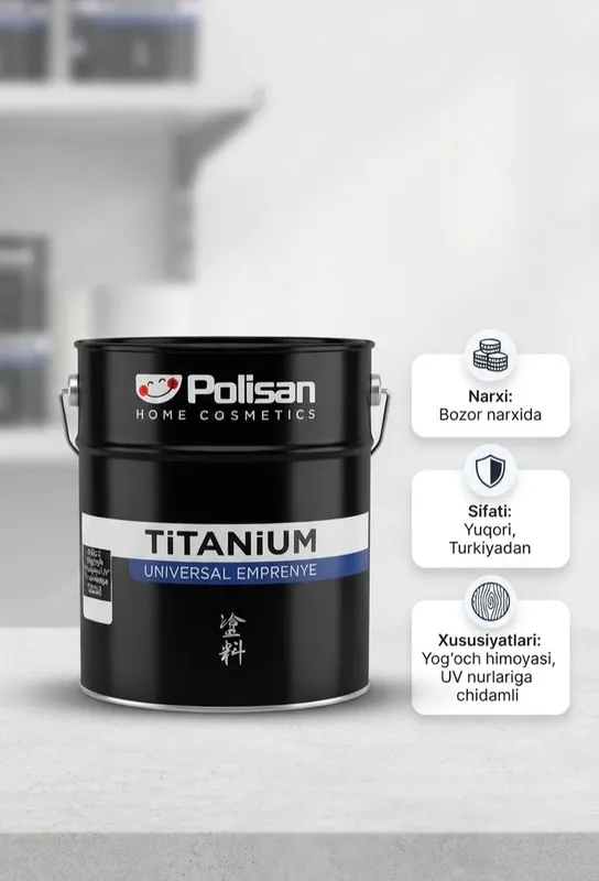 Polisan TiTANiUM-universal himoya vositasi Polisan TiTANiUM-universal himoya vositasi