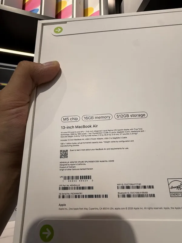 Macbook Air M5 16/52 — фото 1