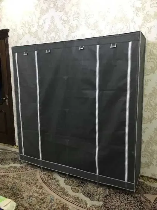 Большой тканевый шкаф для одежды 170×170, Гардироб-шкаф тканевый 4 Большой тканевый шкаф для одежды 170×170, Гардироб-шкаф тканевый 4