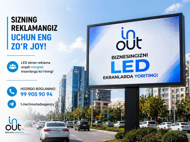 Led ekranlarda reklama