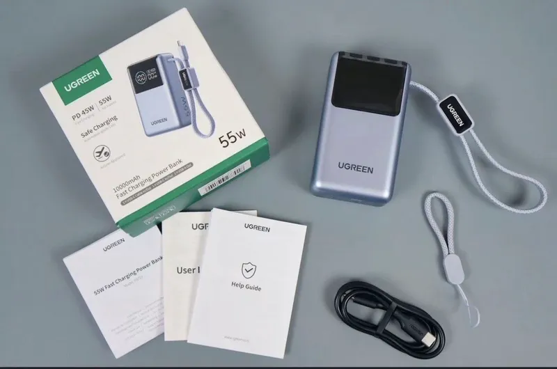 UGREEN 55W - мощный мини Power Bank 10000 mAh 1 UGREEN 55W - мощный мини Power Bank 10000 mAh 1