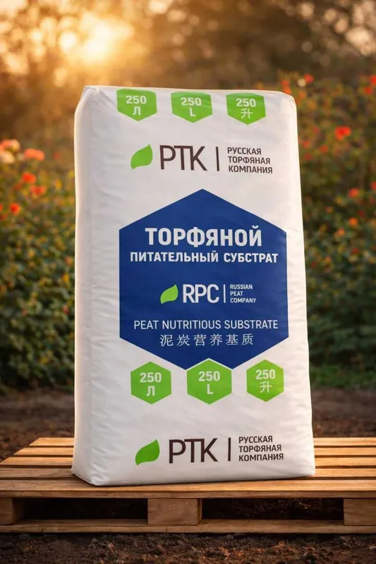 Торфяной питательный субстрат «РТК» (250 литров)