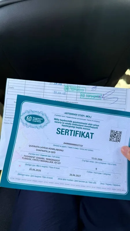 Sifatli va arzon express avto testga tayyorlov kursi 3