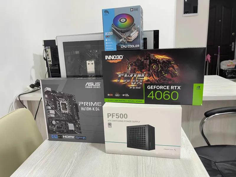 Core i5-12400F RTX 4060, 8 GB, 16 GB DDR4 tezkor xotira, 512 GB SSD o‘yin kompyuteri 1 Core i5-12400F RTX 4060, 8 GB, 16 GB DDR4 tezkor xotira, 512 GB SSD o‘yin kompyuteri 1