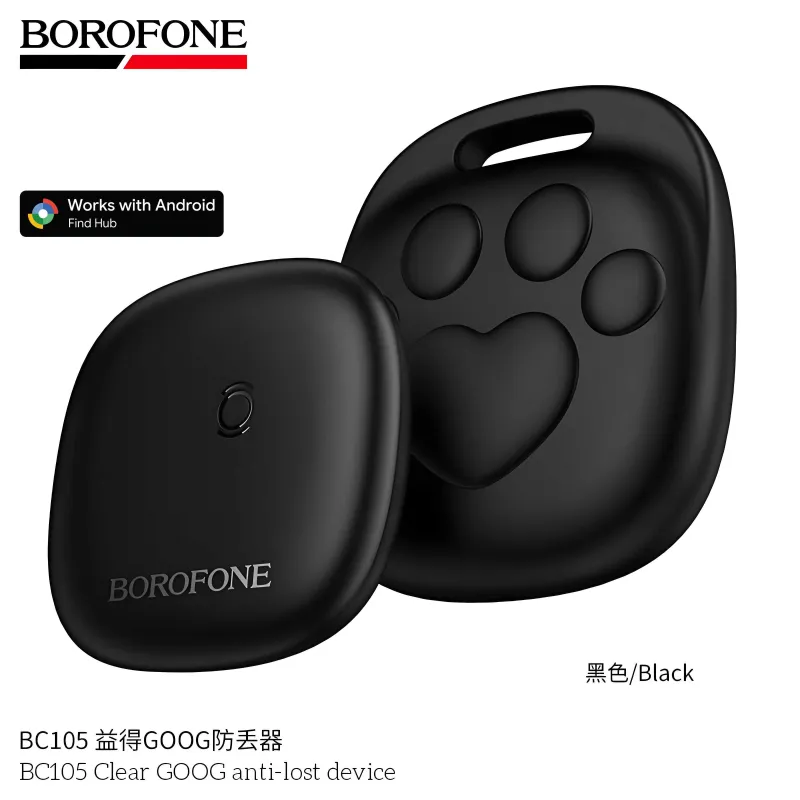 Borofone BC105 Smart AirTag android device Gps трекер & собак и кошек