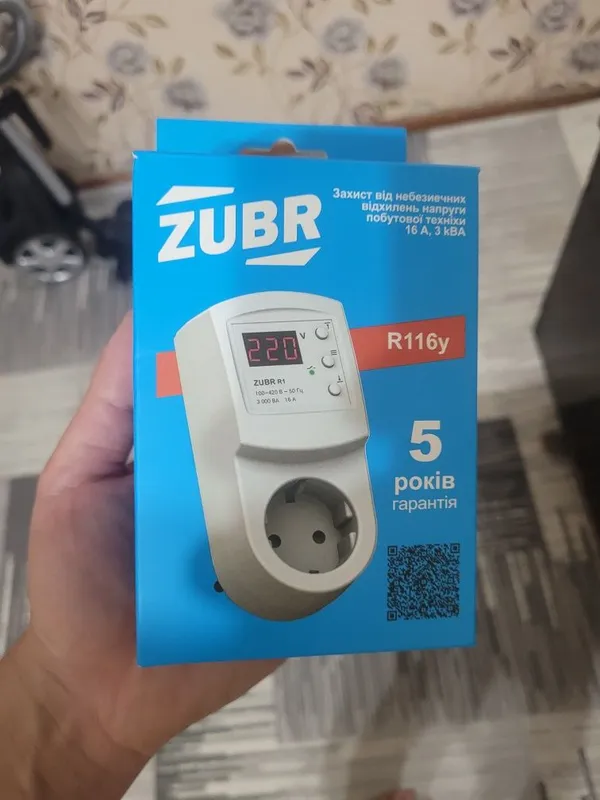 Реле напряжения ZUBR R116: Тип: реле контроля напряжения (в