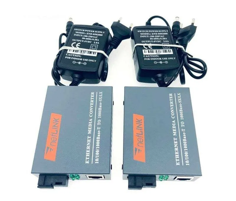 Медиаконвертер 10/100/1000Base-T / 1000Base-FX, Tx/Rx: 1310/1550нм,