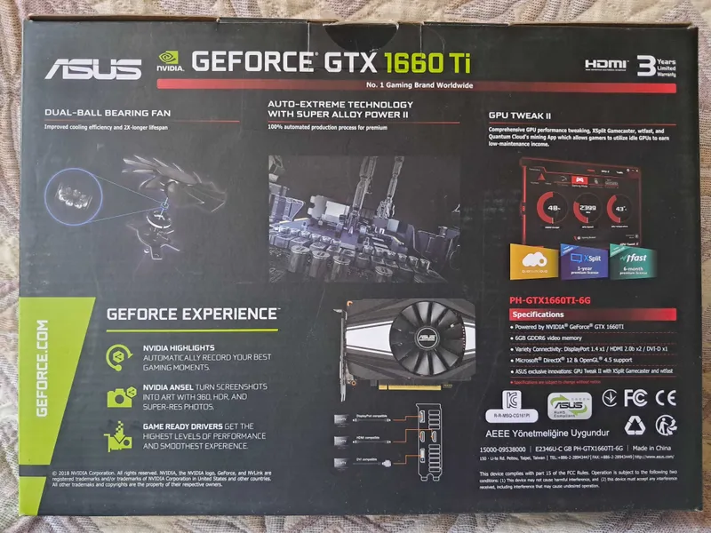 Продажа видеокарты GEFORCE GTX 1660 Ti — фото 2