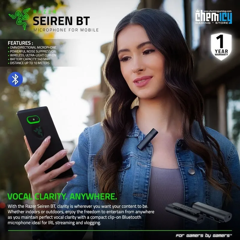 Петличка Razer Seiren BT (Bluetooth Микрофон) — фото 1